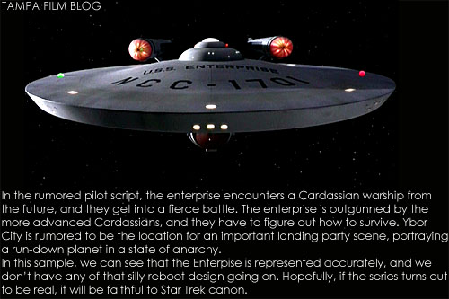 A third shot of the rumored Tampa Star Trek Enterprise. Looks really nice!