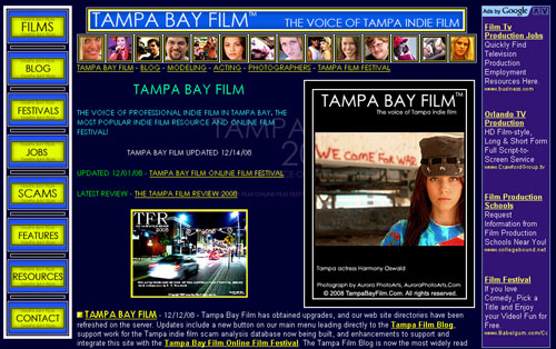 Tampa Bay Film December 2008